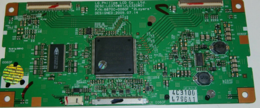 T-CON Board LG / Philips 	LC370WX1/LC320W01	6870C-0060F	32PFL7332/10	LCD	6B504K	L801A1             PositionNummer:T32/T31-949