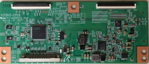 T-CON Board Sony	V315H3-CPE6	 KDL-40CX520	KDL-40CX523	LCD	M$35-D055787-L$CT3053B1LJ72	E884411011.305             PositionNummer:T33-936