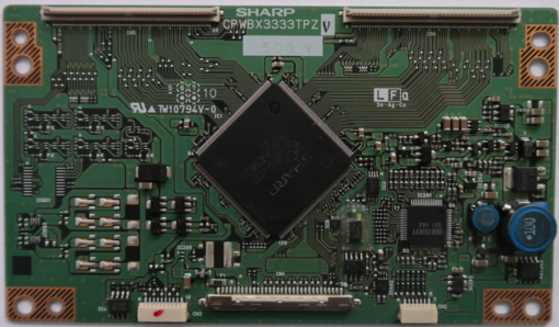 T-CON Board	Sharp	CPWBX3333TPZ	 263803134058	62JE	LCD	62KE	TW10794V-0     PositionNummer:T40-950