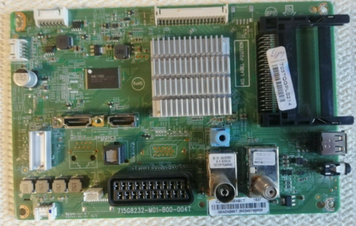 Mainboard	Philips	 715G8232-M01-B00-004T	703TQGPL255	32PHS4131 	43PFS4131 	C240820000405235M0471	32PFS4131           PositionNummer:KT31-007