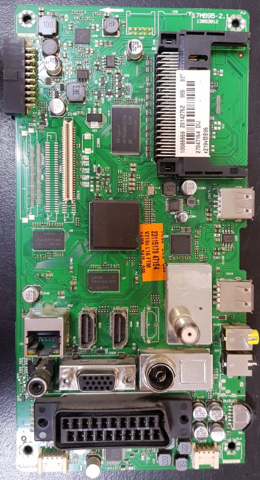 Mainboard	Panasonic 	17MB95-2.1	13082012	23140913 / 23141291	LED32FHD136	1008655923142750000	27047154DIJ            PositionNummer:KT35-038