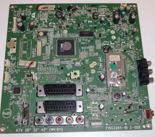 Mainboard	Philips	715G3285-1B	42PFL3704/12	CBPF93JBZ2		83JBZ23041418	32PFL3614/12           PositionNummer:KT31-040