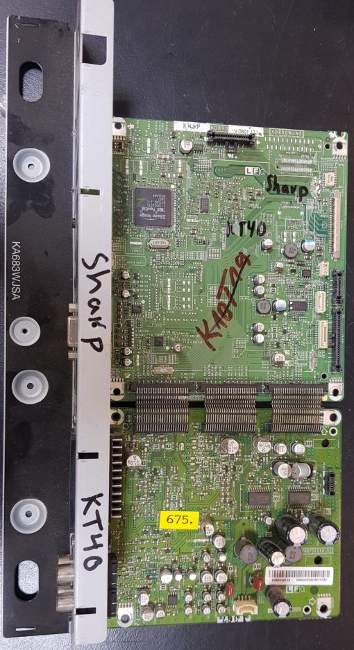 Mainboard	Sharp	QPWBFD604WJN3	KD604WE13	LC32BV8E	LC-32SD1E	KD890WE16 / V080113J	XD890WJN3          PositionNummer:KT40-675