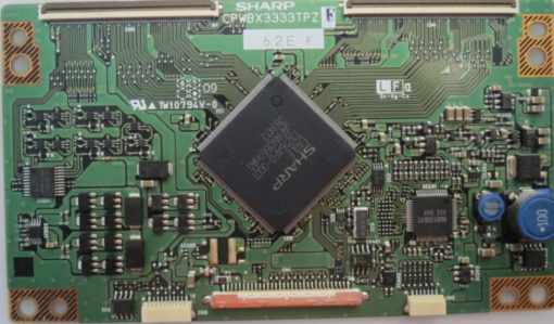 T-CON Board	Sharp	CPWBX3333TPZ E	CPWBX3333TPZJ	61A E	LCD/LED	TW10794V-0	02A6     PositionNummer:T40-766