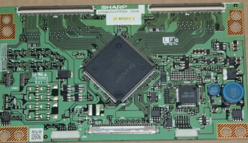 T-CON Board	Sharp	CPWBX3333TPZ V 	3508	62-V01561 U	LCD/LED	M13	EMMM1     PositionNummer:T40-767