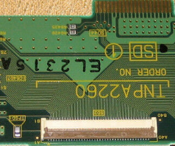 Buffer Board	Panasonic	TNPA2260 SD 1	TH-42PWD3	TNPA2260 		EL1D25A	TH-42PWD4 (S2)            PositionNummer:B35-885