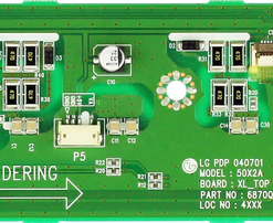 Buffer Board	LG	LGE PDP 040701	50X2A - XL_TOP	6870QLC006A / 6871QLH035E	RZ-50PY10	HT50058E001172	6871QLH035C            PositionNummer:B32-013