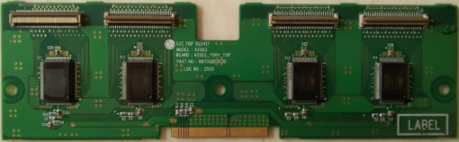 Buffer Board	LG	LGE PDP 020417	42SD3-YDRV-TOP	6870QDE003D	25XX	KT4202AI0024531	6871QDP025A         PositionNummer:B32-034