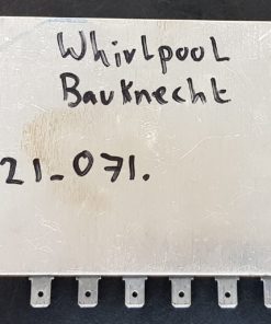 Waschmaschine Elektronik 	Whirlpool / Bauknecht	481921478177	A1D10 	T50	220/240 	311920333387	AN946 / 311920334141 (Gbr)          PositionNummer:W21-071