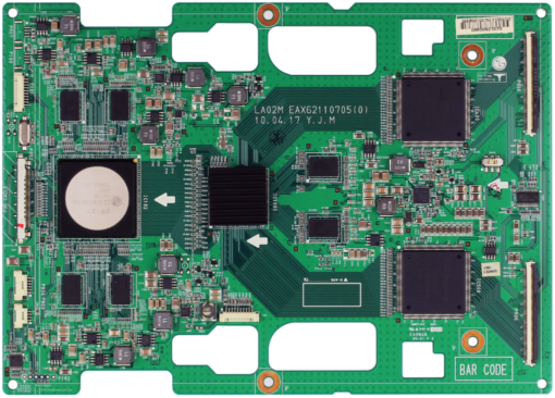 T-CON Board	LG	EAX62110705 (0)	LA02M	EBR69492101 / EBU0102687 / EBU0108012	LED	D7EBU010801261008001	GC08GD00DJ (Gbr)          PositionNummer:T32-106