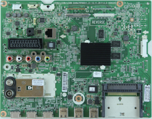 Mainboard	LG	EBT62383452 / EBT62345966	EAX64797003 (1.2)	LD33B / LC33B / LE33B	183X225 / EBL61240403	WCM3831-00082	39LN575V / 42LN575S / 42LN5708 (Neu)          PositionNummer:KT44-135