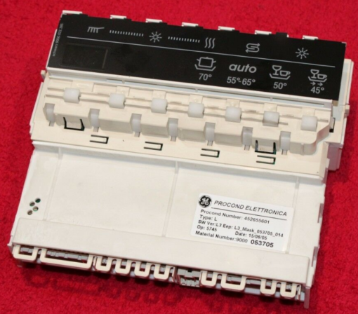 Geschirrspülmaschine Steuer-Module/ Bedienteil 	Bosch / Siemens 	452655601	L3-MASK-053705-014	5745	TYP:L	9000053705	Neff 9000 053 705   (Gbr)          PositionNummer:WG03-012