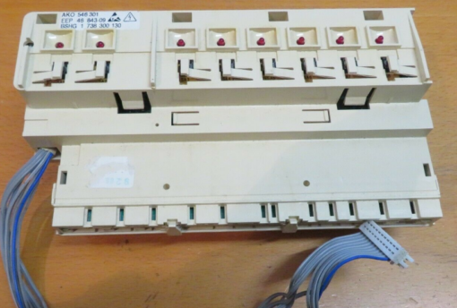 Geschirrspülmaschine Steuer-Module/ Bedienteil Bosch / Siemens 	263082	AKO 546 301	EEP 46 843-06	BSHG 1 738 300 130	49579	S4449G0 / 01 S4449G0 (Gbr)          PositionNummer:WG03-075