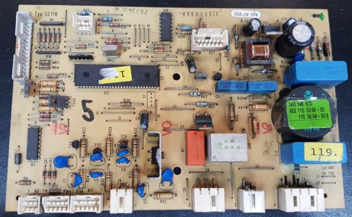 Waschmaschine Elektronik AEG	AKO 546670	AEG 110 5366-00	110 5004-00B	AKO 46 706	039030689	47 950 / EE176 (Gbr) PositionNummer:W16-112