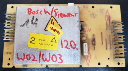 Waschmaschine Elektronik Bosch / Siemens 	AKO	BSHG 306 0147 AC3	2	P03		42107859 (Gbr) PositionNummer:W03-120