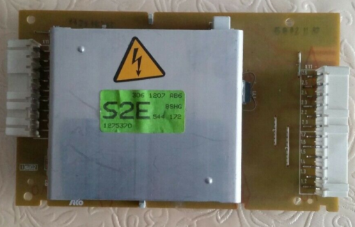 Waschmaschine Elektronik Bosch / Siemens 	AKO 544 172	BSHG 306 1207 AB6	S2E	S62 / 1217640		2G02 (Gbr) PositionNummer:W02-122