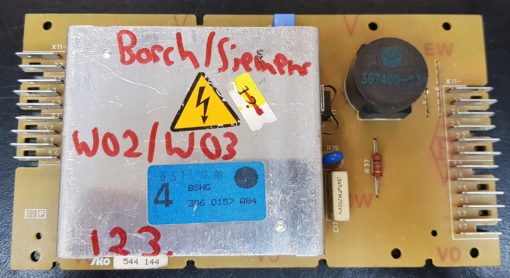 Waschmaschine Elektronik Bosch / Siemens 	AKO 544 144	BSHG 306 0157 AB4	4	63111090		02P (Gbr) PositionNummer:W02-123
