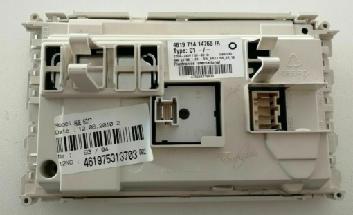 Waschmaschine Elektronik Whirlpool / Bauknecht	4619 714 14743	C1 TF/-	L1768-1-14	L1768-SR-08	474321762737	WAT CARE10 / 461975306953002 (Gbr)       PositionNummer:W22-043