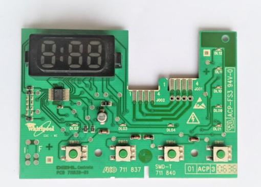 Waschmaschine Steuer-Module / Bedienteil   Whirlpool / Bauknecht	PCB 711839-01	AKO 711 837	SMD-T 711 840	WH 461973072041-01 E4	30809	AKO CN 711837-01 / 170916 17  (Gbr)          PositionNummer:WB21-047
