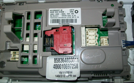 Waschmaschine Elektronik Whirlpool / Bauknecht	W10560657 /D	WAVE-ECO-B K2AB - GRN	WAVEB-K2K3-10-00 / L2122-SR-01-05	WAT UNIQ 632 AAA	 400010560433000	 06570D31500449 (Gbr)       PositionNummer:W33-177