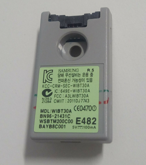 Fernseher Bedienteil	Samsung	BN96-21431C	KCC-CRM-SEC-WIBT30A	649E-WIBT30A	A3LWIBTA30A	BAYCDC011	UE55ES6100W / 2011DJ7743 / WIBT30A / WSBTM200C00 / E482  (Gbr)    PositionNummer:SB34-039