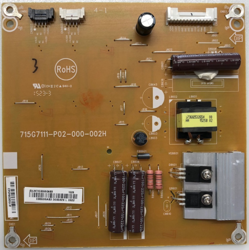 Netzteil 	 Philips	715G7111-P02-000-002H	LNTVEW746GAB4 1533	49PUK7100 / 55PUS7180	LCD	EW746GAB43142139L0217	55PUK7100/12 (Gbr)          PositionNummer:N29-T143