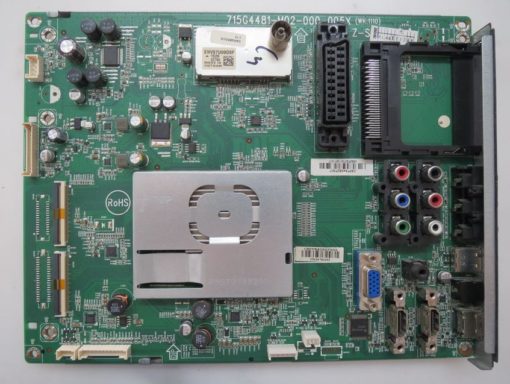 Mainboard	Philips 	  996510044927	715G4481-M02-000-005X	WK1110	CBPFB4SBZ4S0A	7SBZ4S0A3D13951298	42PFL4506H / 39E04655724  (Gbr)          PositionNummer:KT29-851