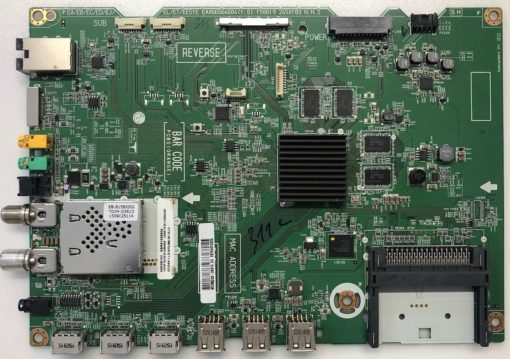 Mainboard	LG 	EBT64074002 	EAX66564604 (1.0)	150619 245X183	EBU63543202	WCM5D16-10429 CH	55EG9109   (Gbr)          PositionNummer:KT44-952