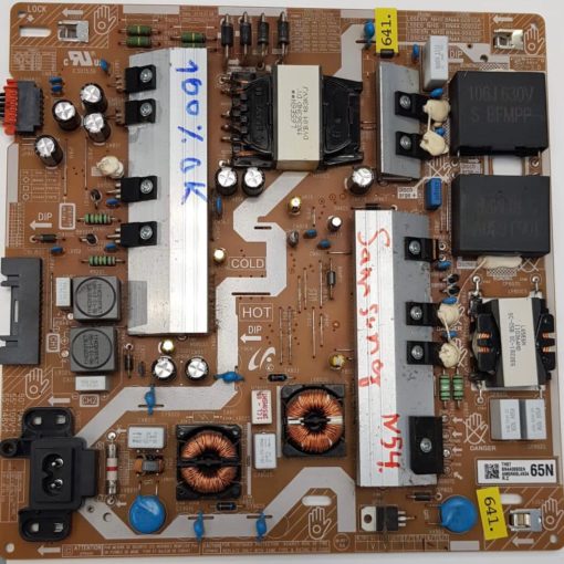 Netzteil	Samsung 	UN65NU7100FXZA, UN65NU7200FXZA, UN65NU7300FXZA, UN65NU6900FXZA, UN65NU710DFXZA, UN65NU6950FXZA, UN65NU6070FXZA	BN44-00932A  BN44-00932C  BN44-00932E  BN44-00932F	L65E6N_NHS L55E6_NHS  L55E6N_NHS  L65E6A_NHS	AM5RK6L4934R.C  (Gbr)          PositionNummer:N54-641