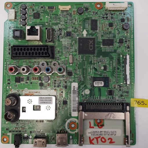 Mainboard	LG	EAX64891301(1.1)	47LA613S EBR76572510	IC1300V3.25.00 71D8 SAA36340623 LG1308-068 14.08.S2.L1	0/LD31B/LC36B/LL36B	WCM3813-01773 EBT62391021  (Gbr)          PositionNummer:KT02-765
