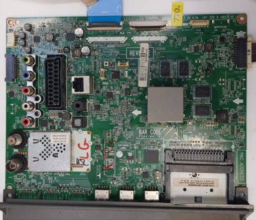 Mainboard	LG	EBT62800442	EAX65384003(1.2)	4755LB630V EBR78309005	47LB630V 405WRXL0A762	WCM4424-08741 EBT62800442  (Gbr)          PositionNummer:KT02-770