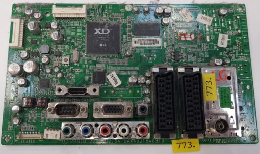 Mainboard	LG	EBL43494401	EAX40218403(0)	42PG100R 901MAUA8Z430	TAFT-S703D 811B0717	8DEBR43926802005 MD916700U9  (Gbr)          PositionNummer:KT02-773
