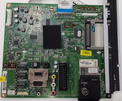 Mainboard	LG	EBU60963658	EAX61766102(0)	37LE4500 009WRMH3F971	EBL60721201 TDTJ-S001D1007C1415	WLM0914-01712 EBU60963658 08EBR060-3244 WL09C1010F (Gbr)          PositionNummer:KT02-780
