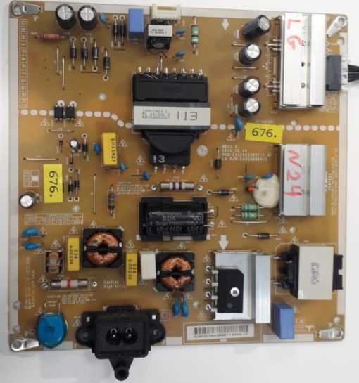 Netzteil 	LG	EAX66923201 1.4 EAY64388811	LGP49LIU-16CH1	E301791CCP3400 E247691	 49UH6100-UH, 49UH6100-UH.BUSFLOR, 49UH6090-UJ, 49UH6030-UD, 49UH610A-UJ	EGNGD643888114459 1.2 (Gbr)          PositionNummer:N24-676
