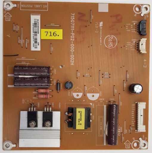 Netzteil	Philips	55PUS7100/12	715G7111-P02-000-002H			LNTVEW746GAB4 1538 EW746GAB4 3163910 L 0066 (Gbr ) PositionNummer:N49-716