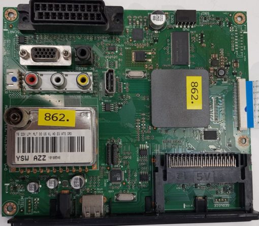 MAINBOARD	GRUNDIG	22VLC2000T	YVL190R-6 			YSWAZZ 10100548  (Gbr)          PositionNummer:KT28-862