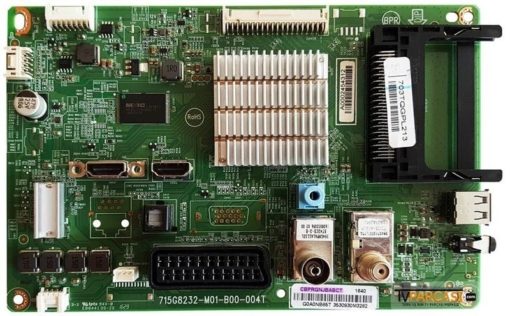 MAINBOARD 	PHILIPS	24PFS5242/12 49PFS4131/12	715G8232-M01-B00-004T	FZ1A1731028403		(W)XGCB0NB01403SX/GNJBAHS 1722 C24082000 0406263M0988 (Gbr)          PositionNummer:KT09-931