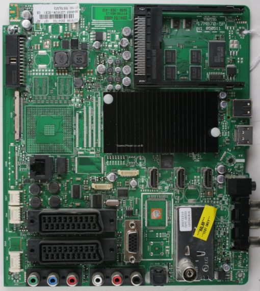 MAINBOARD	MEDION	LT-42TG30J	17MB70-5P V1 050511 MD-30486 EU-A	20572587 83268 07440 LN1 GK 21/10-20/8-19	3001331 4015625304866	10075651 20593914 200 32" 26 783268 LGEEUD-SDA2 DE V07441 MB70(MED) 10075651 1110100089 6783242 100089 200547 (Gbr)          PositionNummer:KT01-593