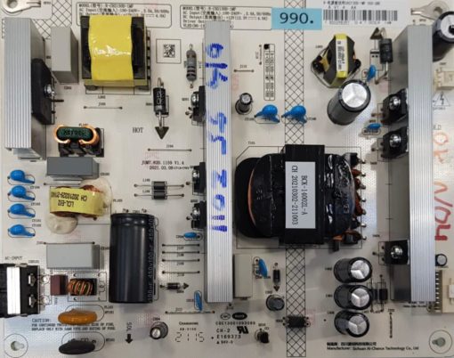 NETZTEIL	OK	ODL55851UC-TIB 	R-CH2130D-1MF JUM7.820.1159 V1.4 CH2130D-1MF			550-UBE A V1.4 AA 1 850298397 047 003LH 14M  (Gbr )                  PositionNummer:N04-990