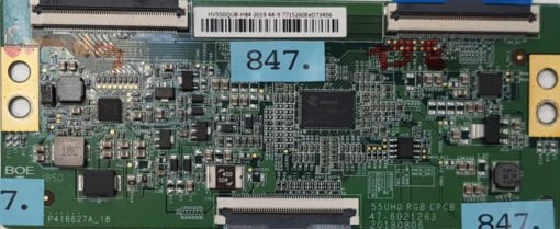 T-CON 	GRUNDIG	55UHD RGB CPCB 47-6021263 20180806		P416627A_18		HV550QUB-H84 2019 44-9 7715260EeD73406 (Gbr)    PositionNummer:T38-847