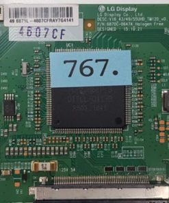 T-CON	LG	V16_43/49/55UHD_TM120v0.1	6870C-0647A	4607CF		49 6871L-4607CFRAY7G4141 (Gbr)    PositionNummer:T39-767