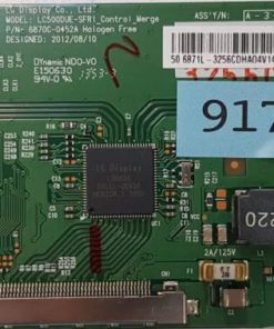 T-CON	MEDION	LC500DUE-SFR1_Control_Merge 6870C-0452A		ND0-V0 E150630 94V-0		50 6871L-3256CDHA04V1499 (Gbr)    PositionNummer:T43-917