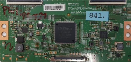 T-CON	PHILIPS	43PUS6162/12	V15 43UHD TM120 Ver0.4 6870C-0552A			43 6871L-4024BFIATNL1435 (Gbr)    PositionNummer:T31-841