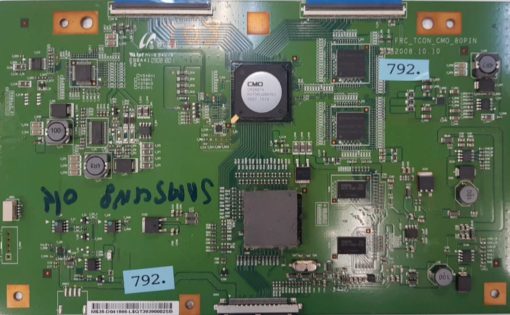 T-CON	SAMSUNG	UA46B7100	FRC_TCON_CMO_80PIN 2008.10.10			MS35-D04 1566-LSQT39390002SB (Gbr)    PositionNummer:T03-792