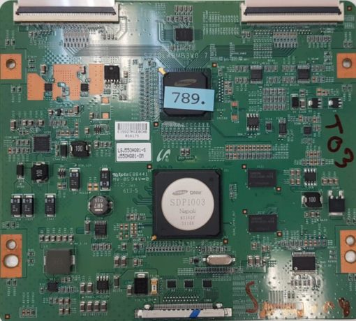 T-CON	SAMSUNG	UE55D7000LU	S240LABMB3V0.7	LSJ550HQ01-S J550HQ01-OM		E15927M1E0CHB 016175 (Gbr)    PositionNummer:T03-789