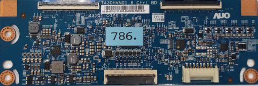 T-CON	SAMSUNG	UE43J55000AW	T430HVN01.6 Ctrl BD	43T01-C02	E2220342-9 94V-0 1530	UZ-5543T01C07-58B-5043038-R03KS-07 (Gbr)    PositionNummer:T03-786