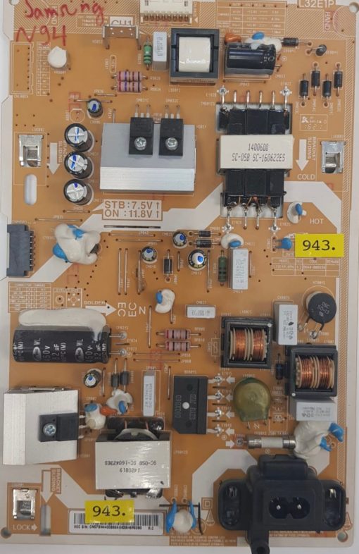 NETZTEIL	SAMSUNG	UE32K5579	L32E1P_KPN REV1.2 BN44-00869A			CN07BN4400869ASK28H6RE280 R.C (Gbr )                  PositionNummer: N94-943