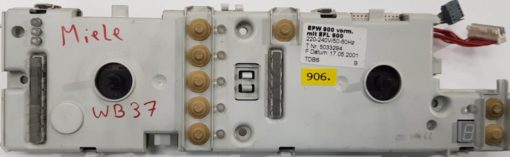 WASCHMASCHINE STEUER-MODULE / BEDIENTEIL	MIELE ELEKTRONIK 	EPW900 VORM. MIT EFL 900 TNr. 5033293		TDBSB 00 0661 24 13 (Gbr)          PositionNummer:WB37-906
