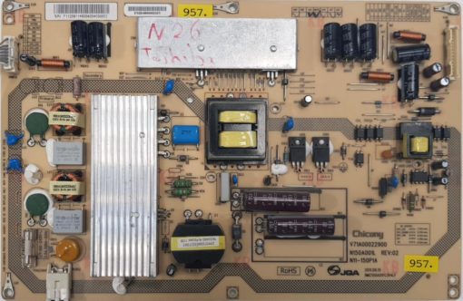 NETZTEIL 	TOSHIBA	46TL868 	V71A00022900 N150A001L REV:02 N11-150P1A	9MC150A01FC3V4LF		F112091146004054030002 , FMB4890902025 (Gbr )                  PositionNummer: N26-957