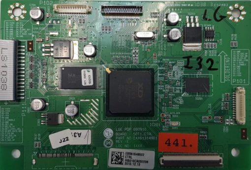 INVERTER	LG	LGE PDP 090910 EAX61314901 50T1_CTRL REV:E				EBR63549502 CTRL HI5010CA032236 2010.12.13 (Gbr)               PositionNummer:I32-441